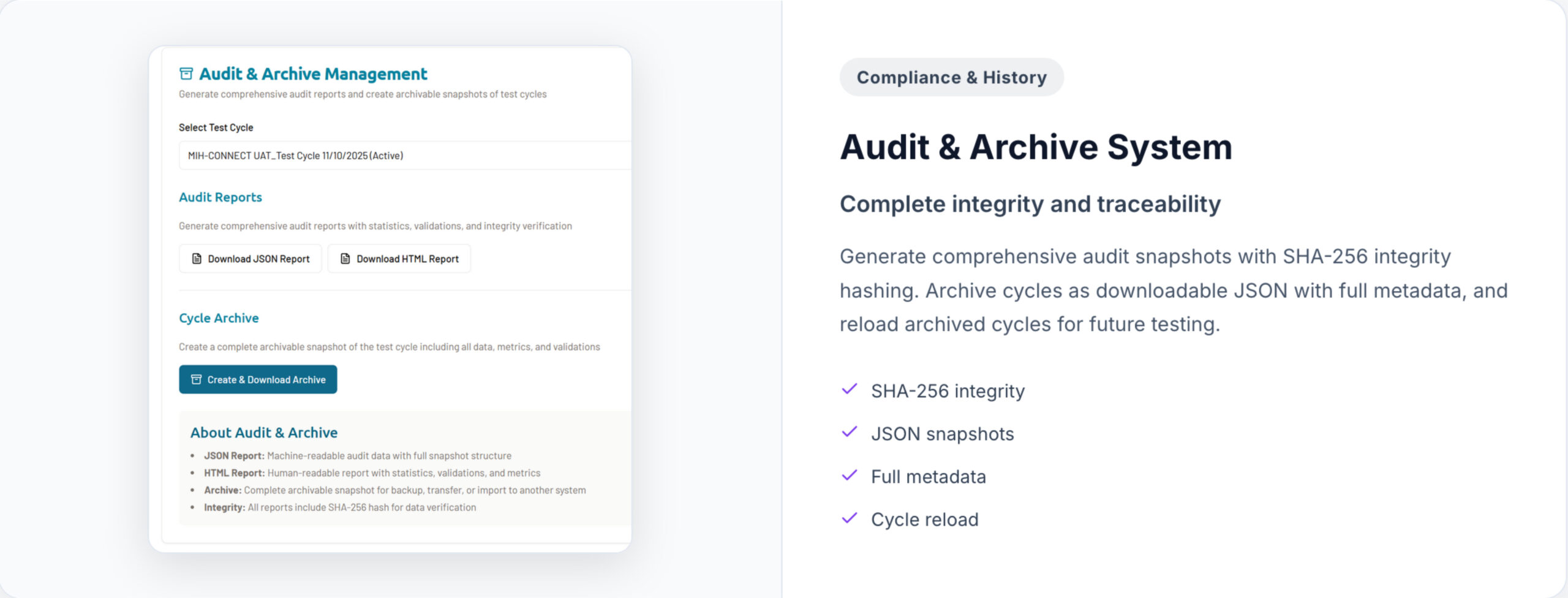 Audit & Archive System Dashboard