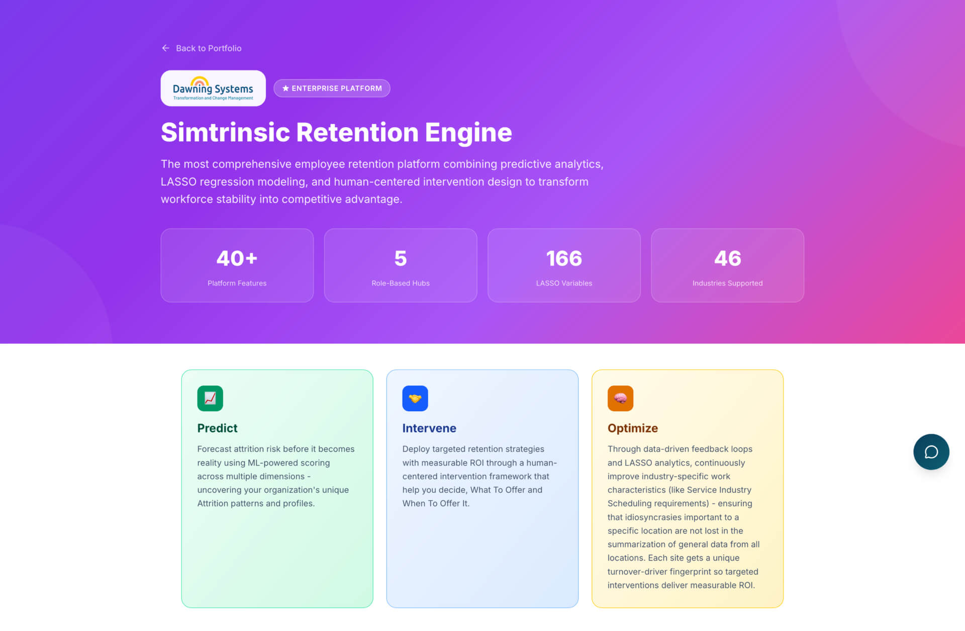 Simtrinsic Retention Engine