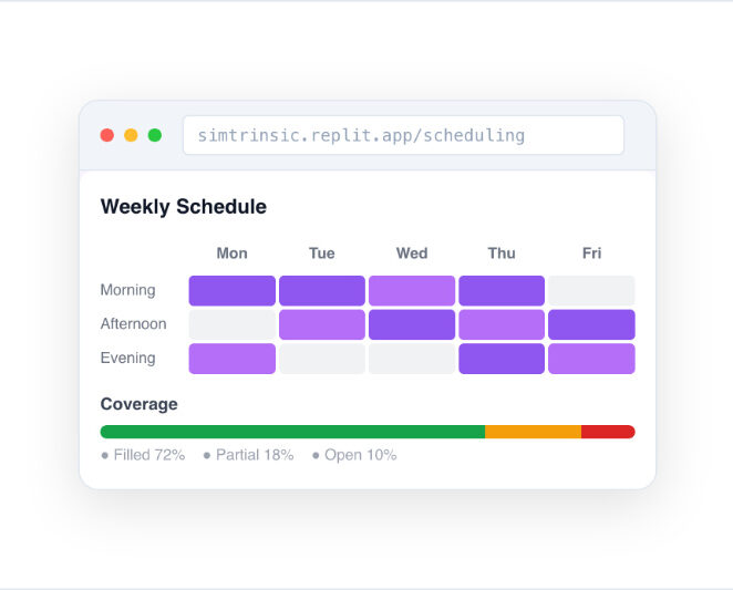 Workforce Scheduling Intelligence Dashboard